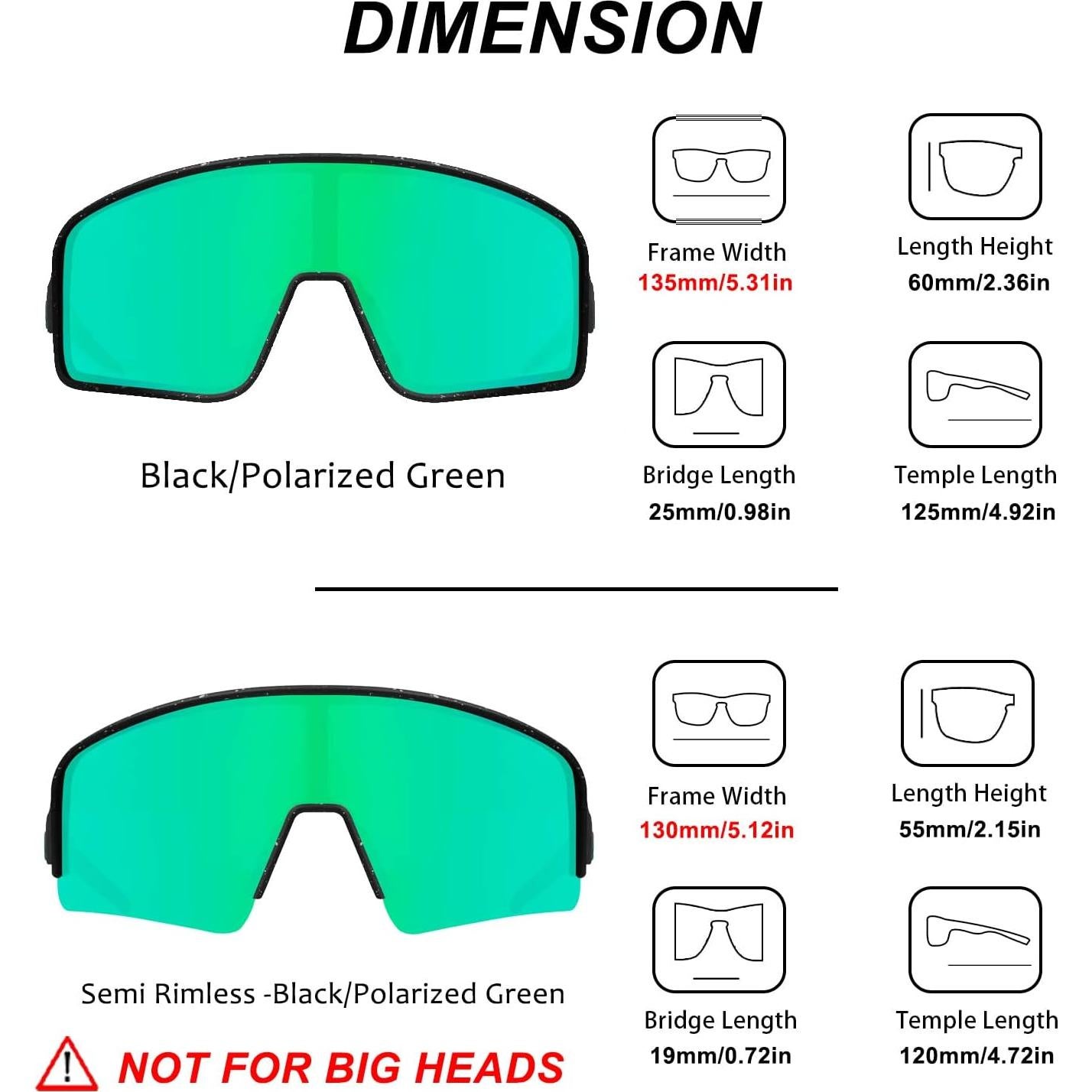 Gafas de Sol Polarizadas MAXJULI para Deportes UV400