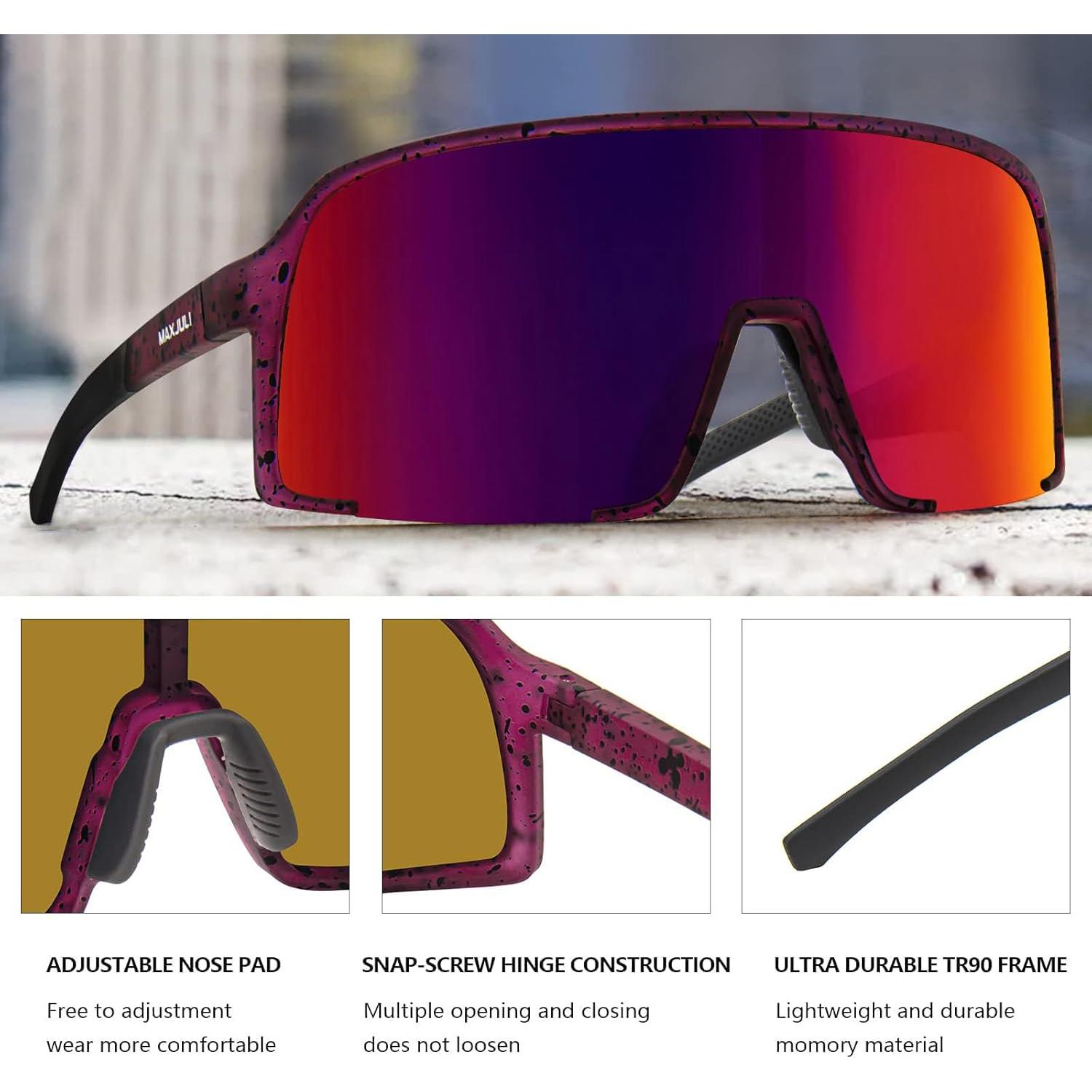 Gafas de Sol Polarizadas MAXJULI 8121 UV400 para Deportes