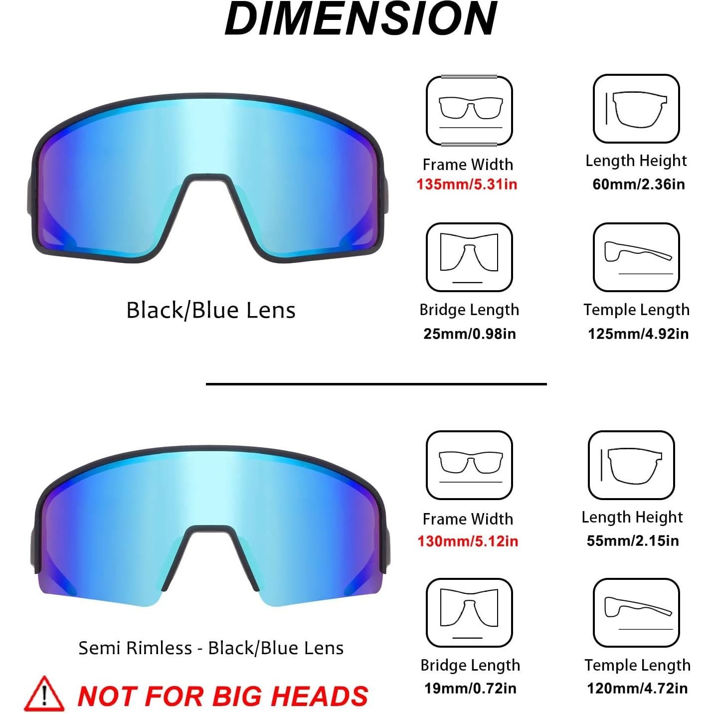 Gafas de Sol Polarizadas MAXJULI Unisex UV400 para Deportes