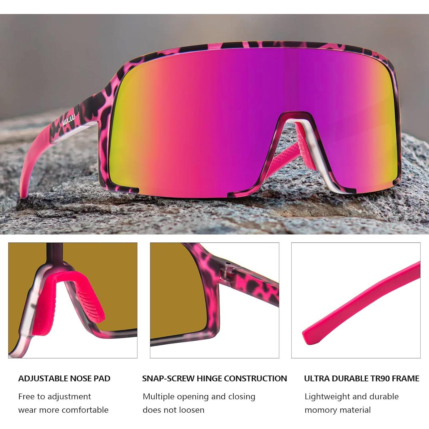 Gafas de Sol Polarizadas MAXJULI 8121 UV400 para Deportes