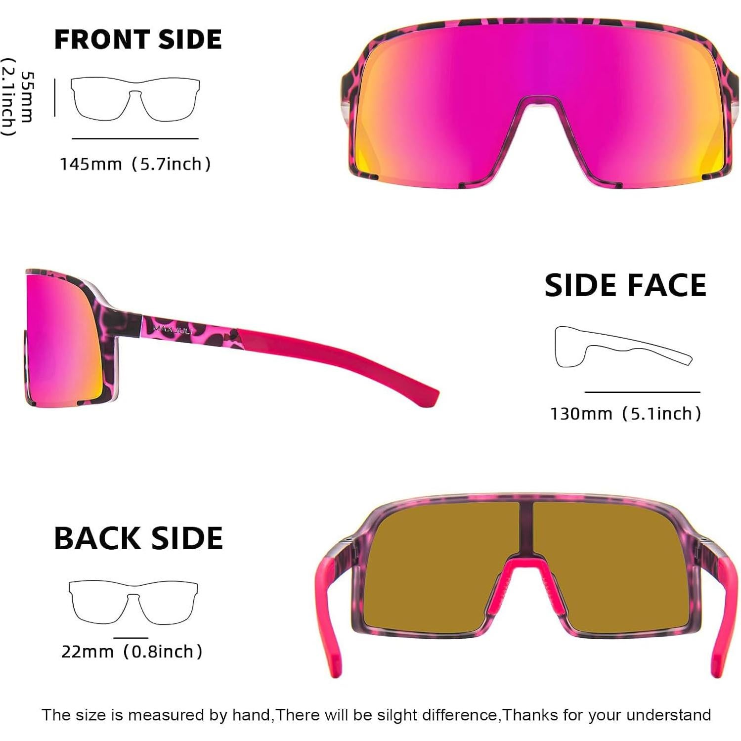 Gafas de Sol Polarizadas MAXJULI 8121 UV400 para Deportes