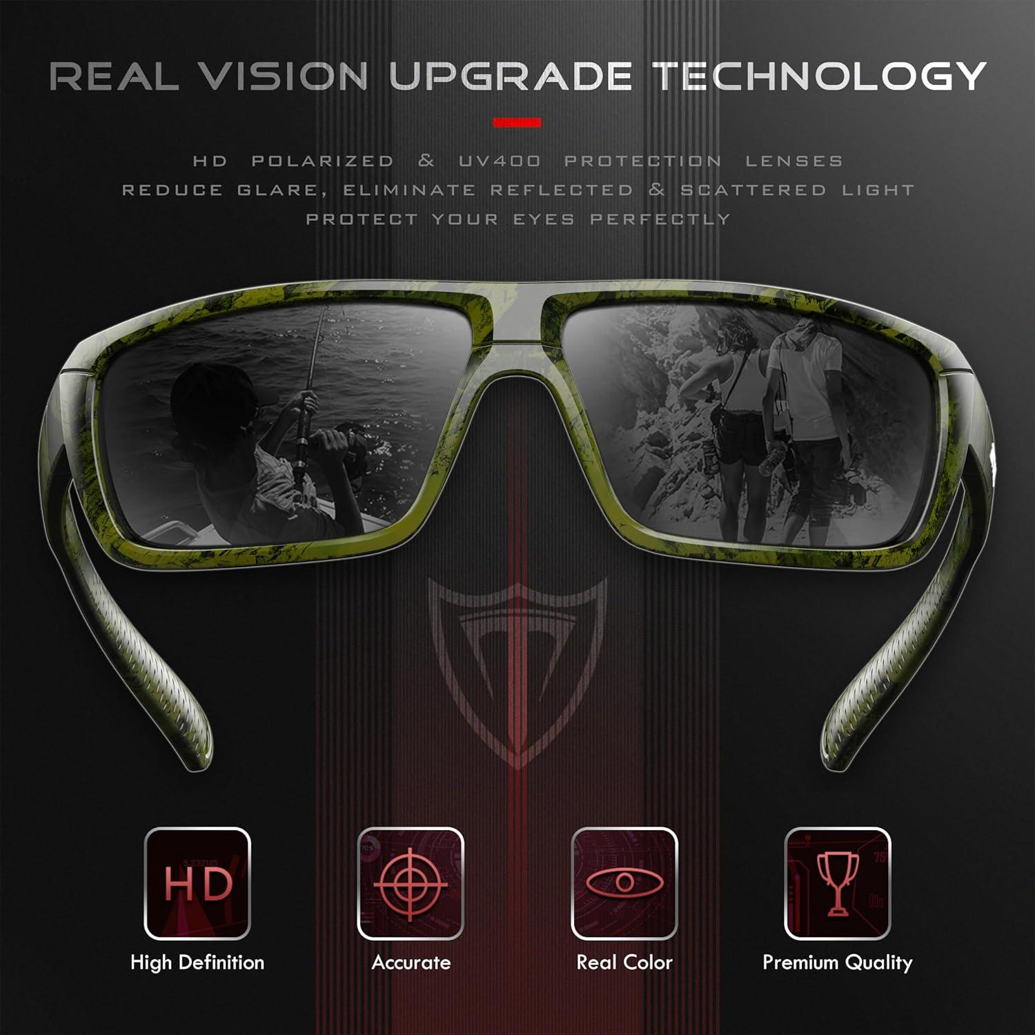 Gafas de sol polarizadas ATTCL para hombres - UV400 y ligeras