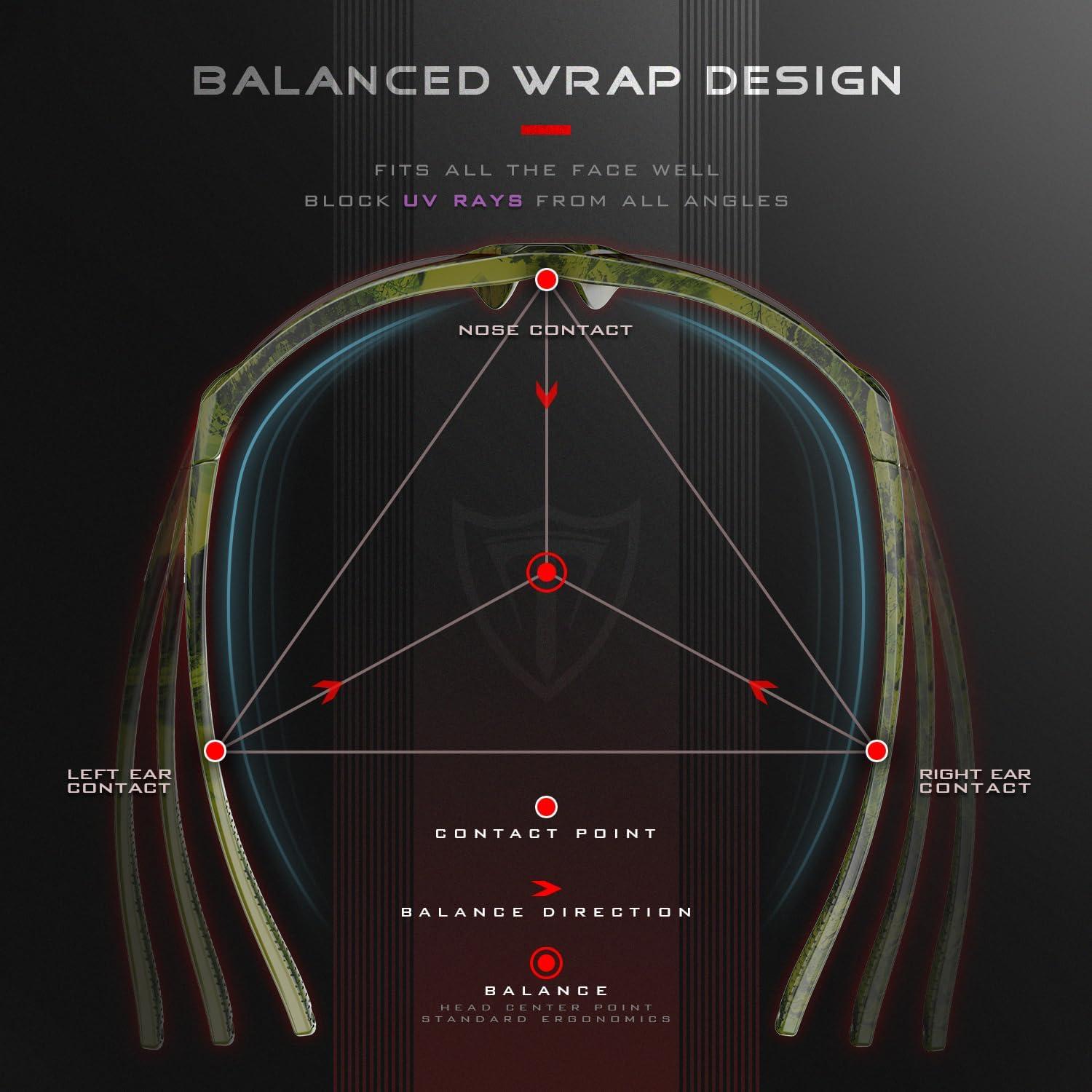 Gafas de sol polarizadas ATTCL para hombres - UV400 y ligeras