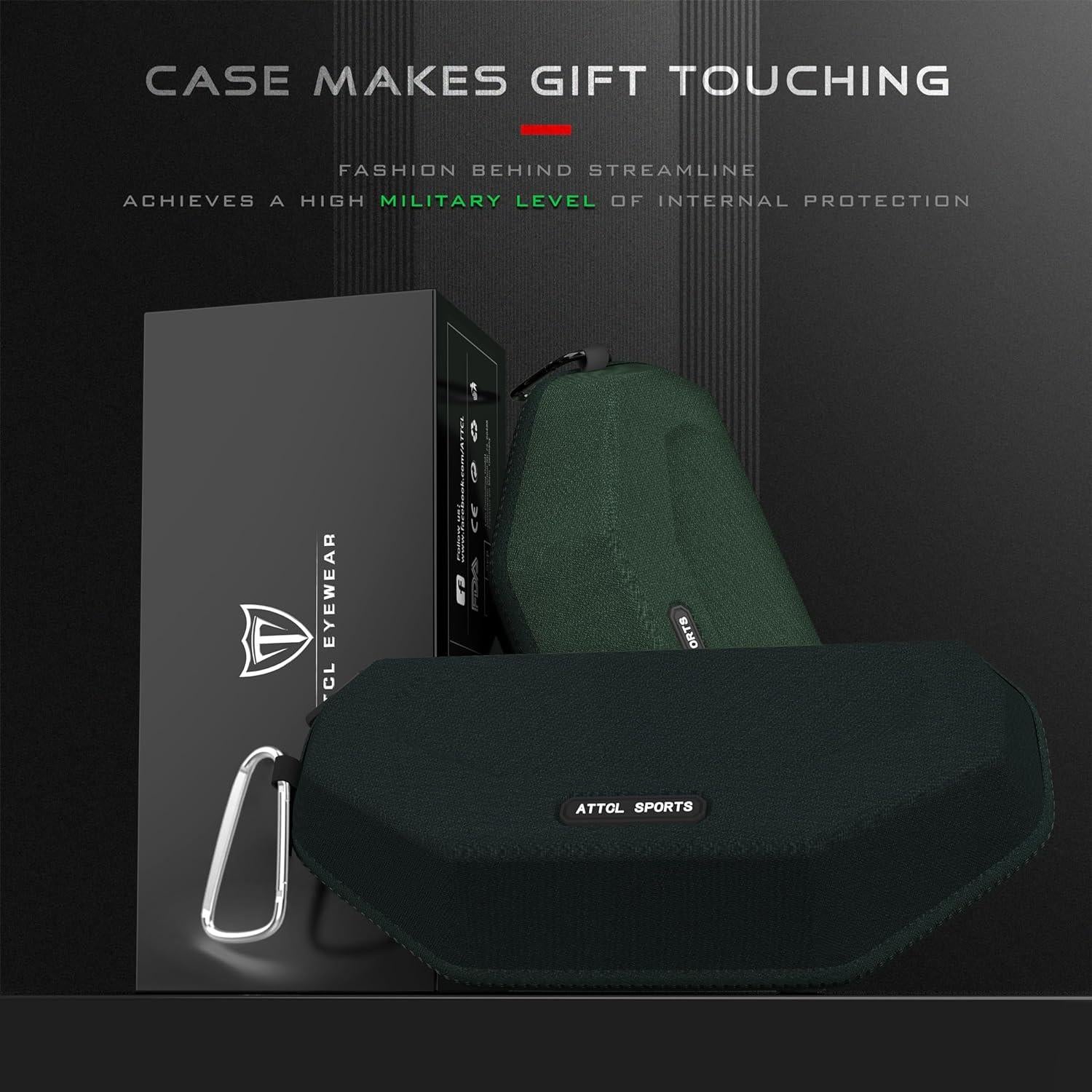 Gafas de sol polarizadas ATTCL para hombres - UV400 y TR90