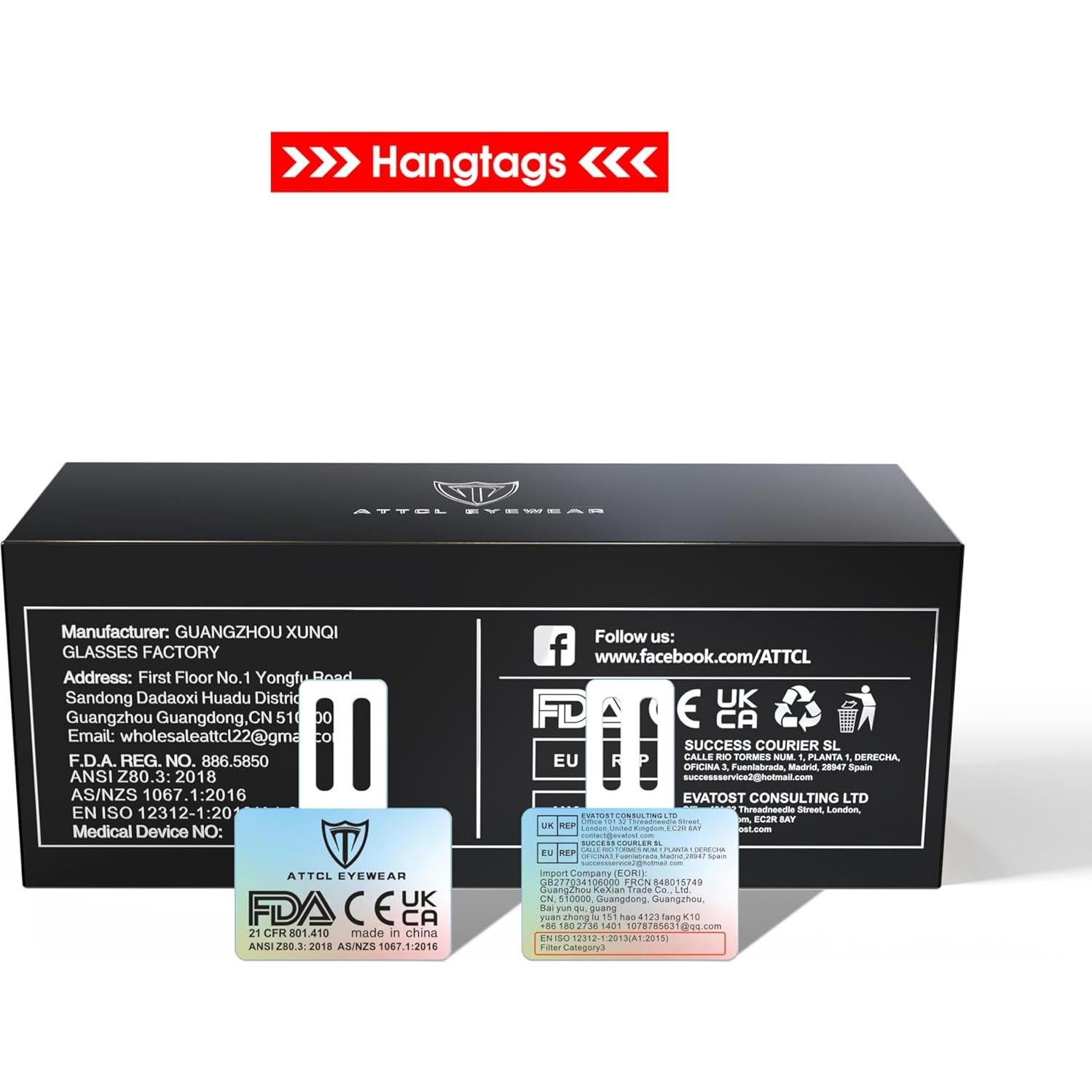 Gafas de sol polarizadas ATTCL para hombres - UV400 y TR90