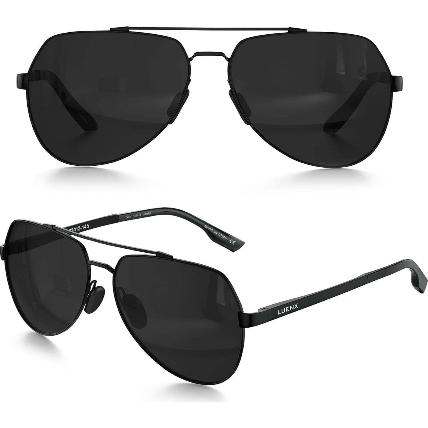 Gafas de sol LUENX Aviador Polarizadas UV400 para Unisex