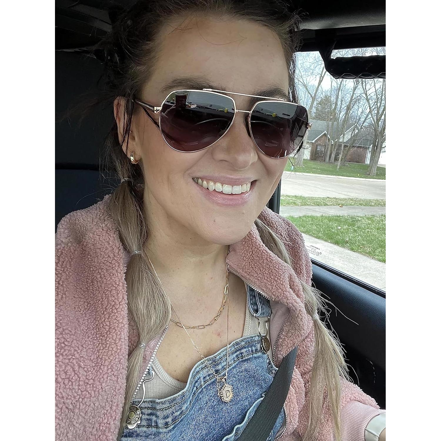 Gafas de sol LUENX Aviador Polarizadas UV400 para Unisex