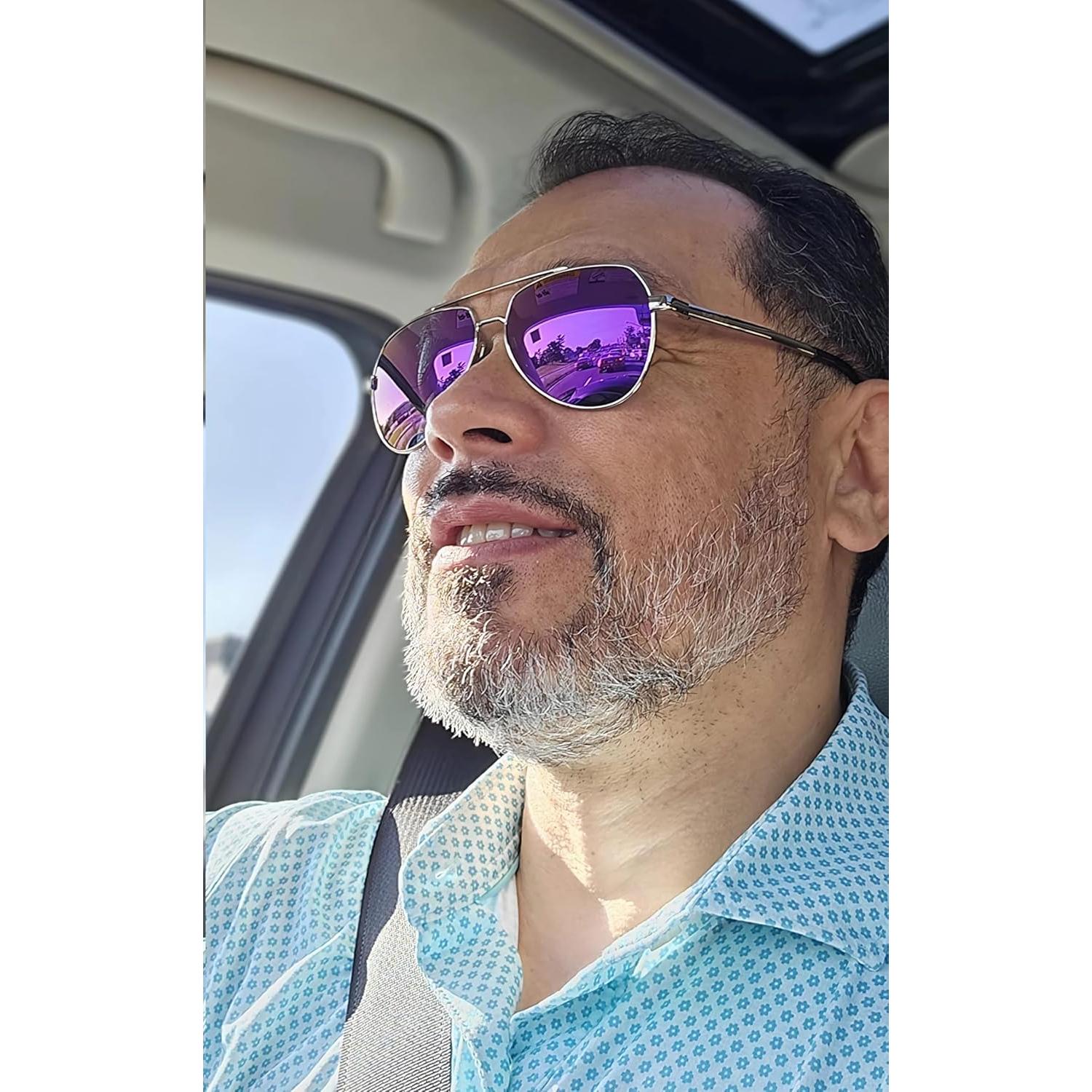 Gafas de sol LUENX Aviador Polarizadas UV400 para Unisex