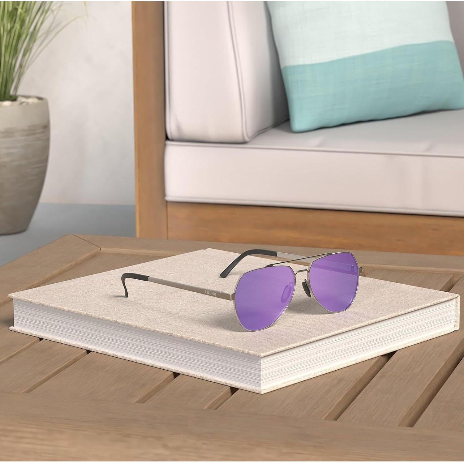 Gafas de sol LUENX Aviador Polarizadas UV400 para Unisex