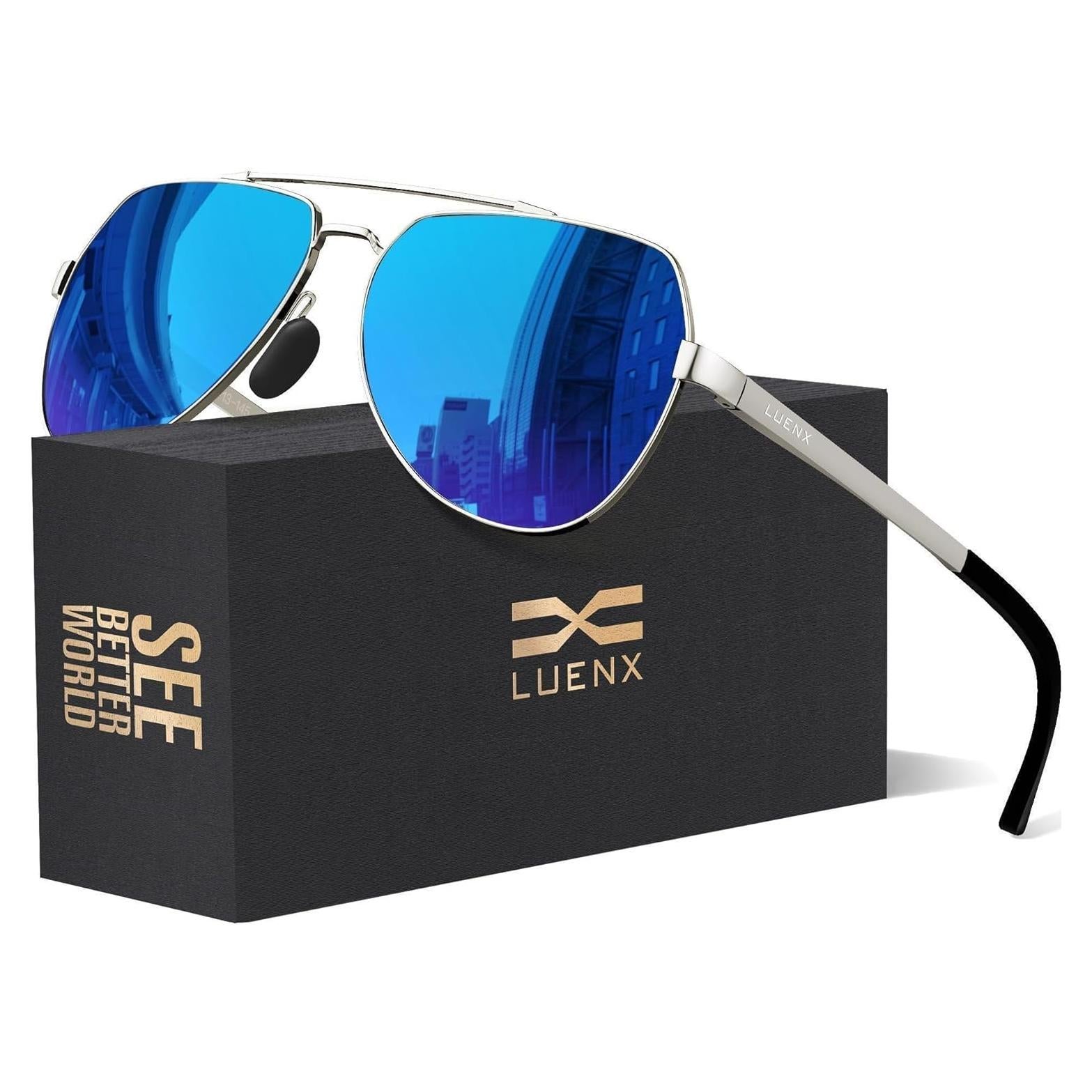 Gafas de sol LUENX Aviador Polarizadas UV400 para Adultos