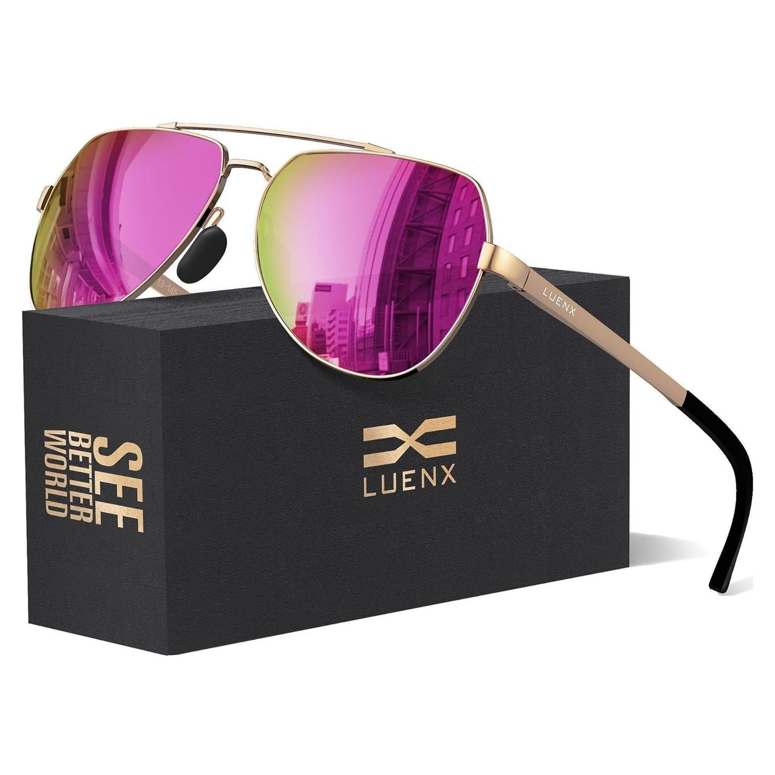 Gafas de sol LUENX Aviador Polarizadas UV400 para Adultos