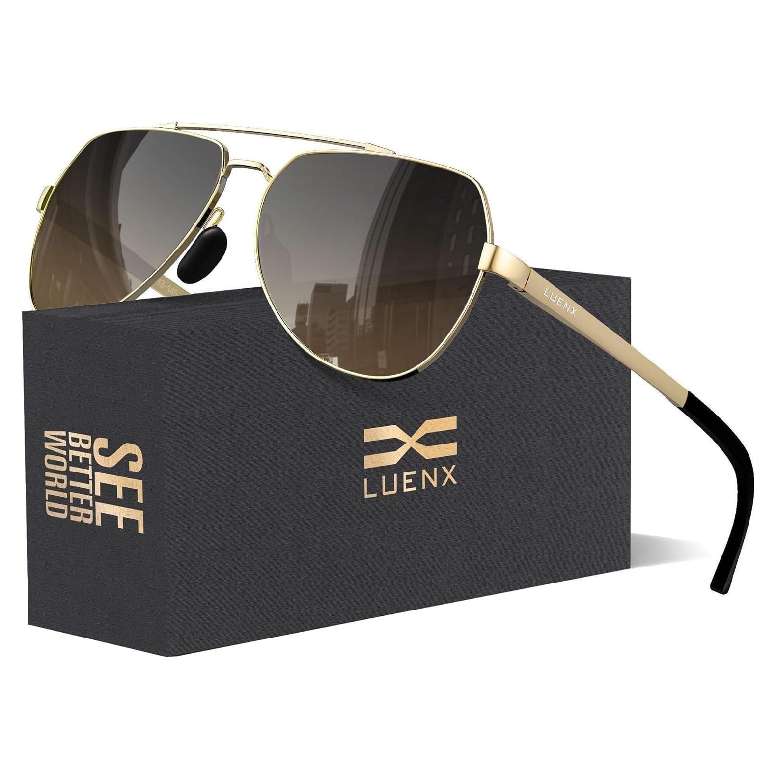 Gafas de sol LUENX Aviador Polarizadas UV400 Unisex