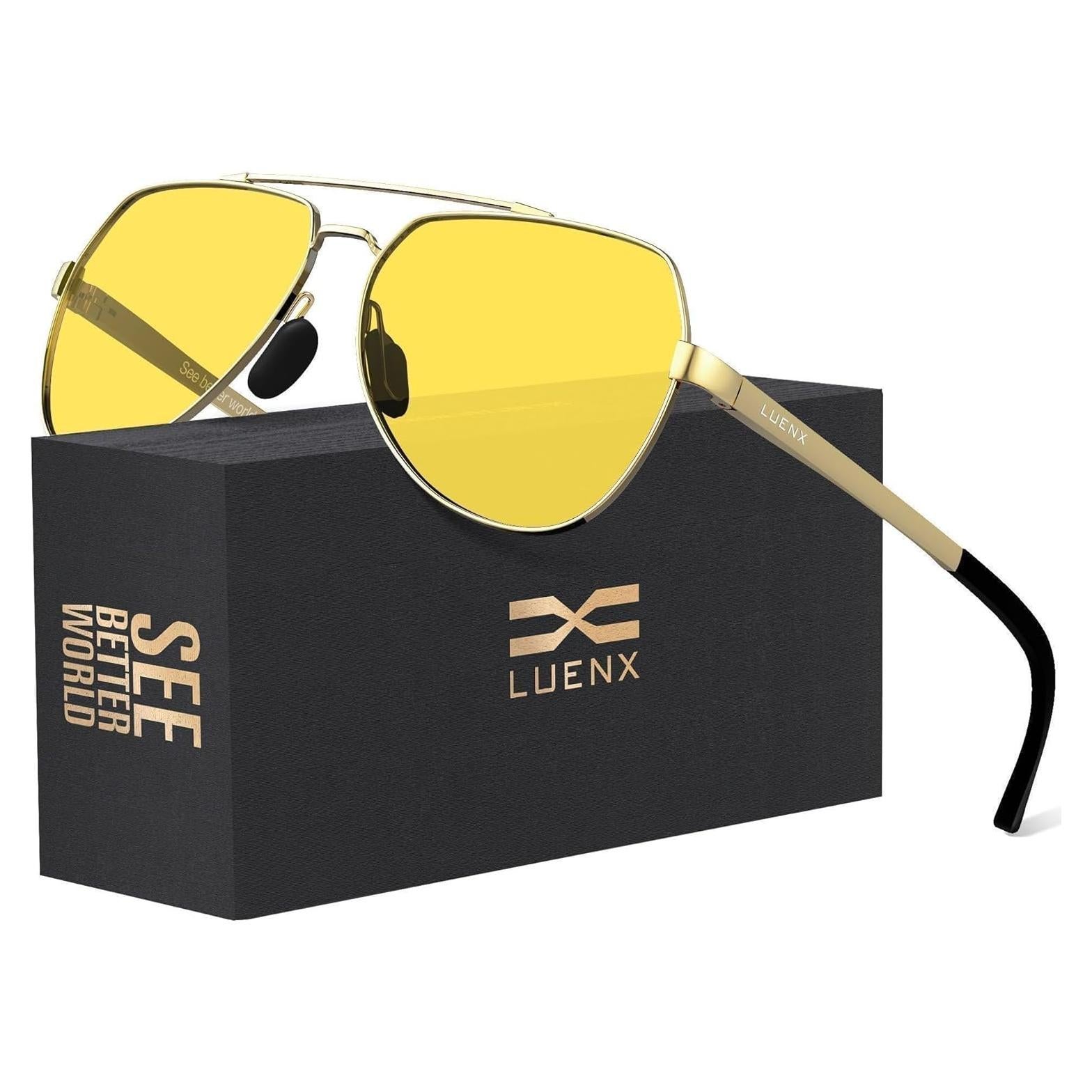 Gafas de sol LUENX Aviador Polarizadas UV400 Metal
