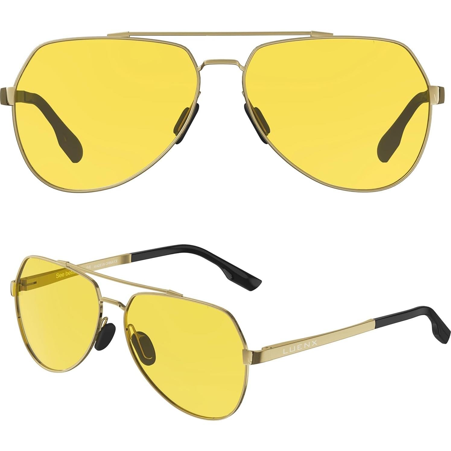 Gafas de sol LUENX Aviador Polarizadas UV400 Metal