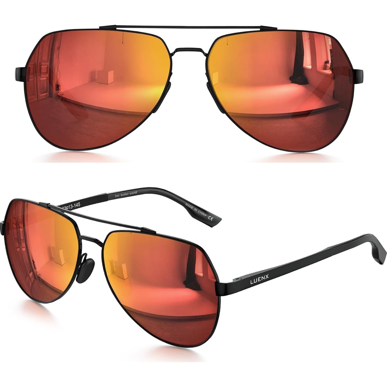 Gafas de sol LUENX Aviador Polarizadas UV400 Unisex