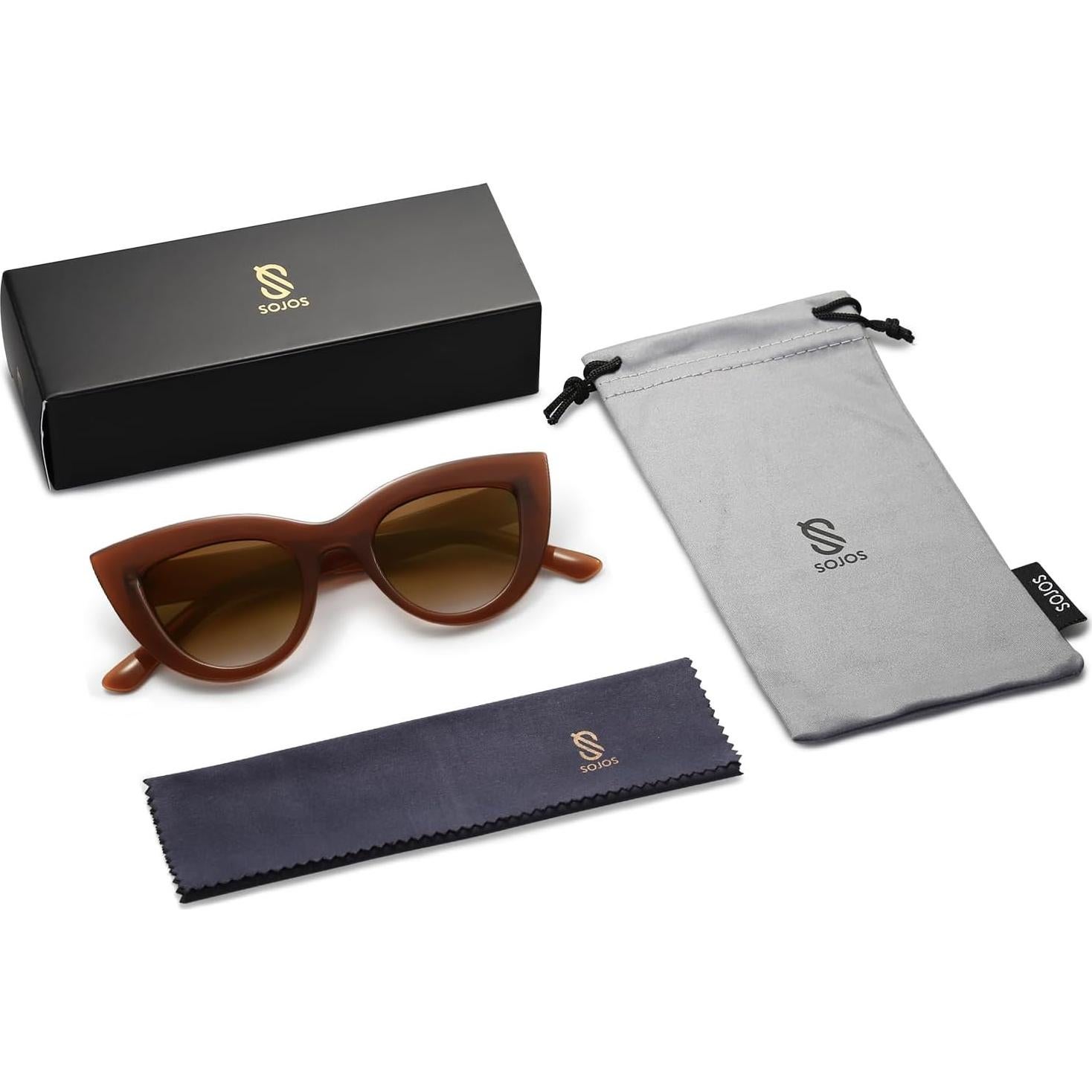 Gafas de Sol SOJOS Ojo de Gato UV400 para Mujeres