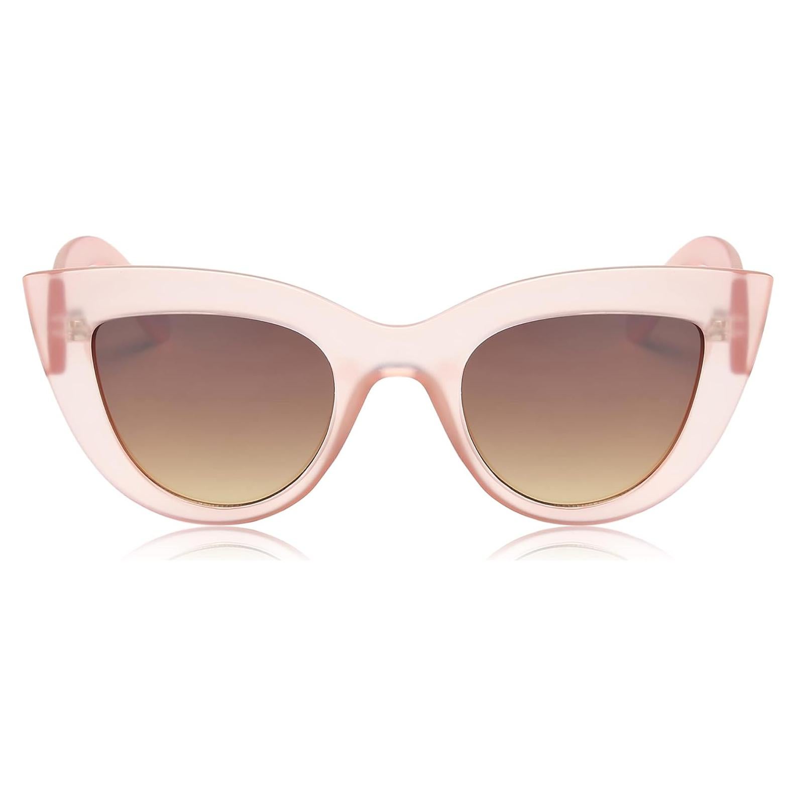 Gafas de Sol Retro SojoS Ojo de Gato UV400 para Mujeres