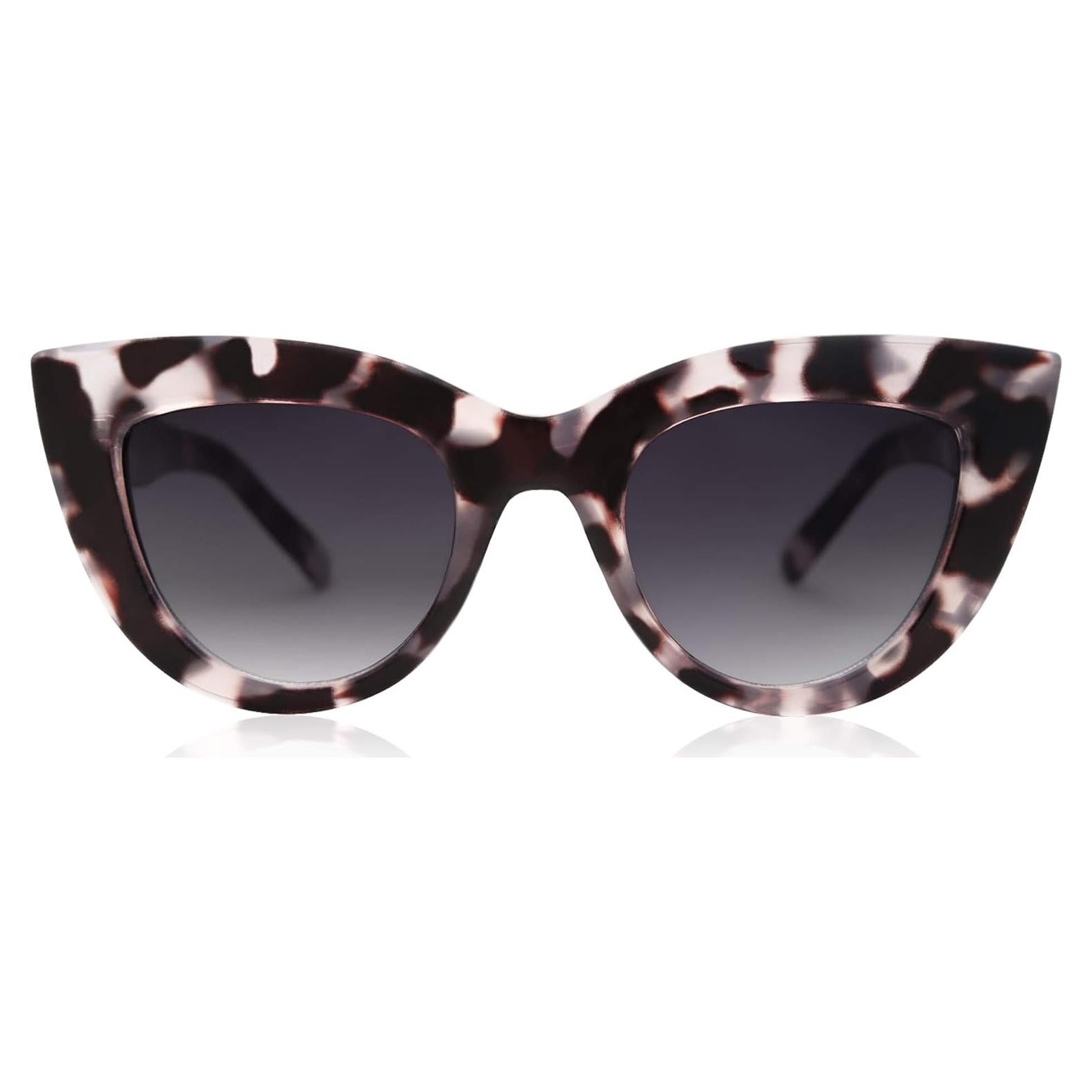 Gafas de Sol Retro SojoS Ojo de Gato UV400 para Mujeres