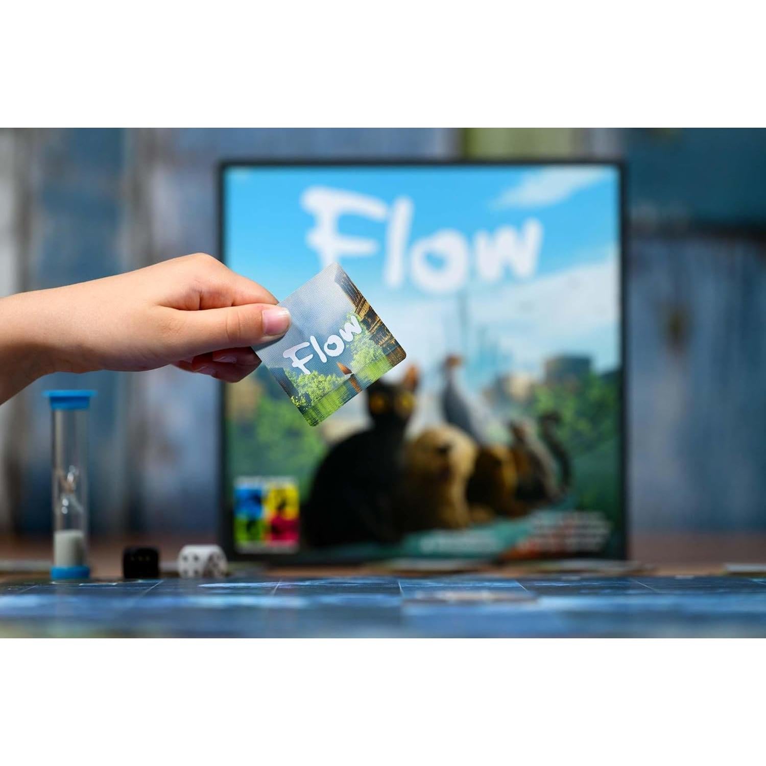 Flow Juego de Mesa Cooperativo Tabletop Tycoon 1-6 Jugadores