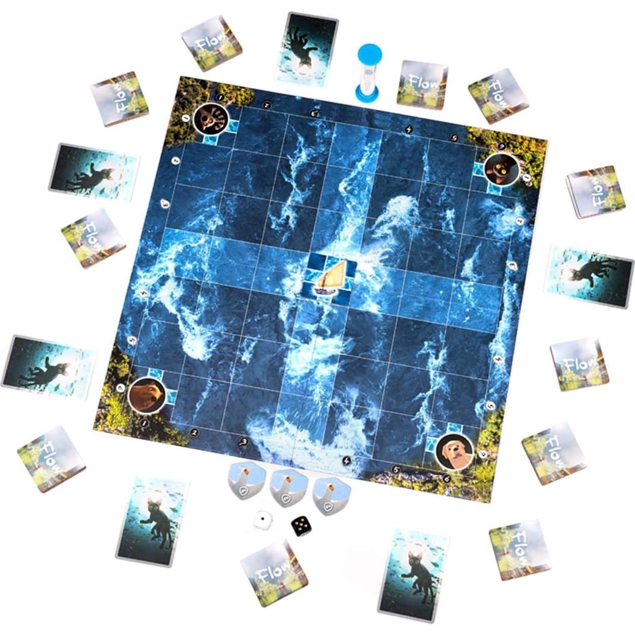 Flow Juego de Mesa Cooperativo Tabletop Tycoon 1-6 Jugadores