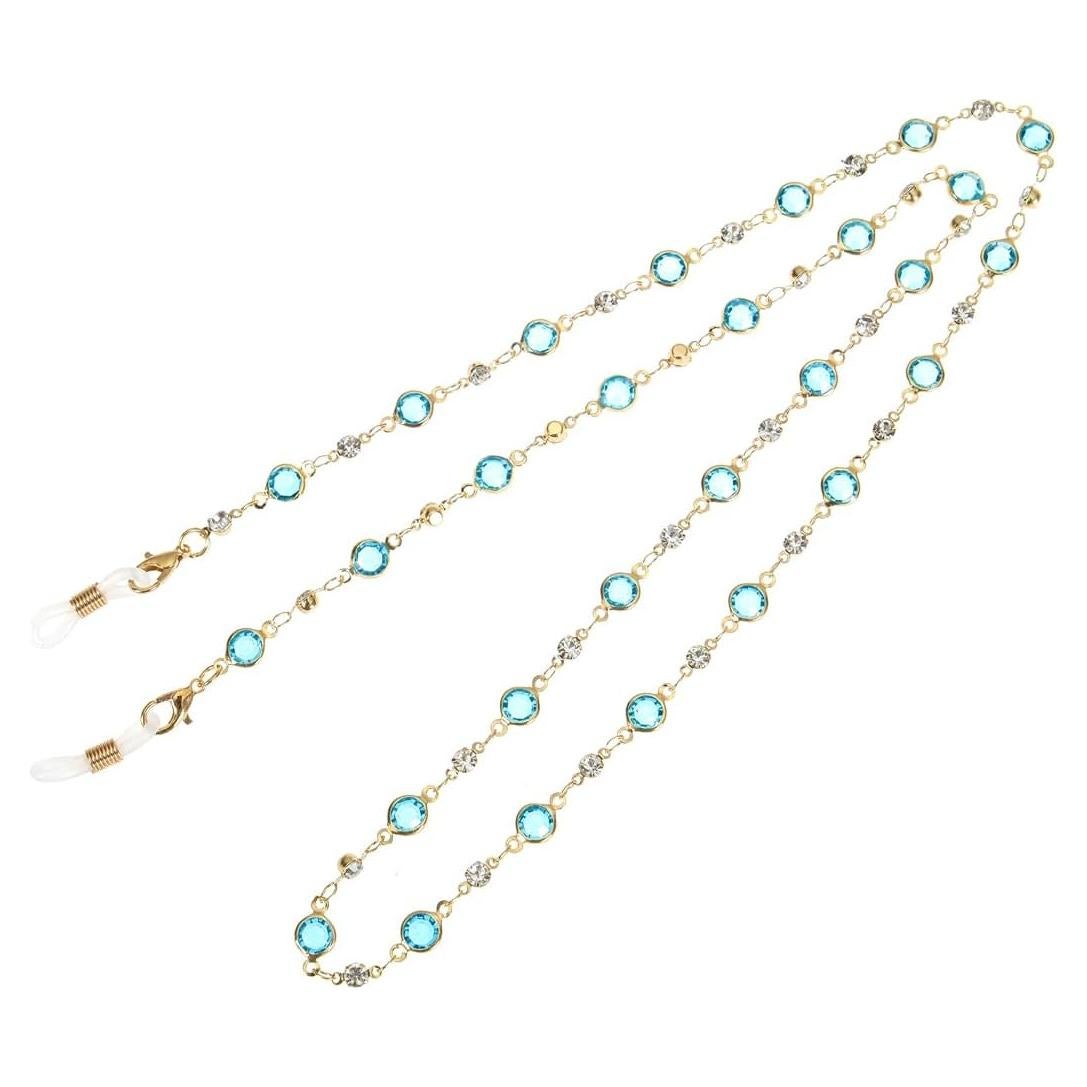 Cadena de Gafas de Perlas Coloridas Yvey - 75 cm