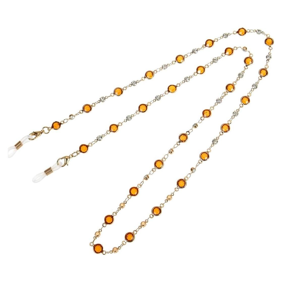 Cadena de Gafas de Perlas Coloridas Yvey Essence 75 cm