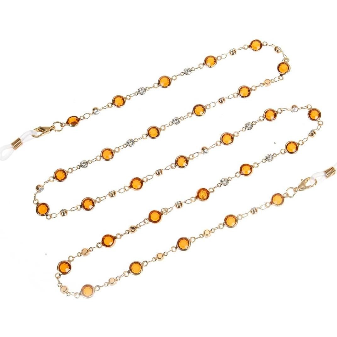 Cadena de Gafas de Perlas Coloridas Yvey Essence 75 cm