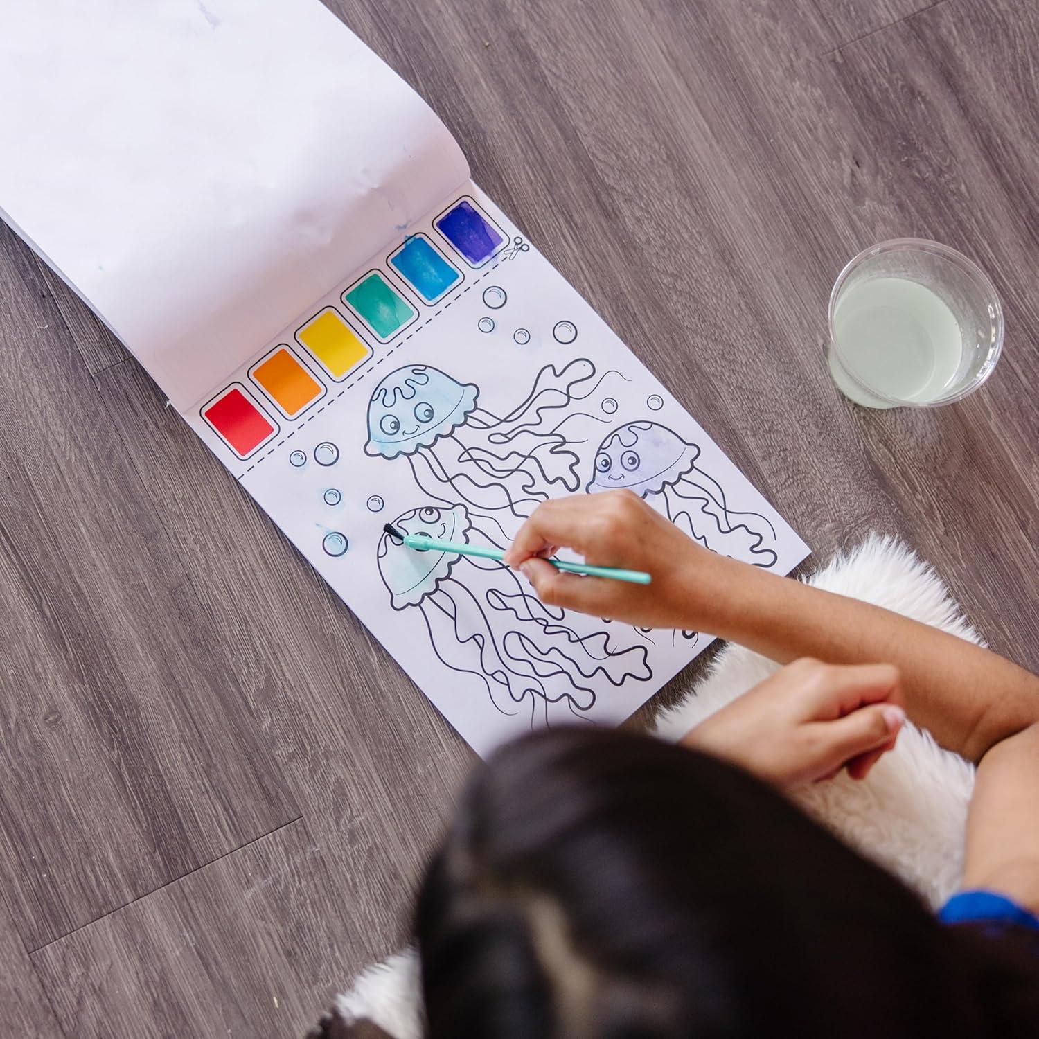 Libro de Actividades Melissa & Doug Pintar con Agua Océano 20 Páginas