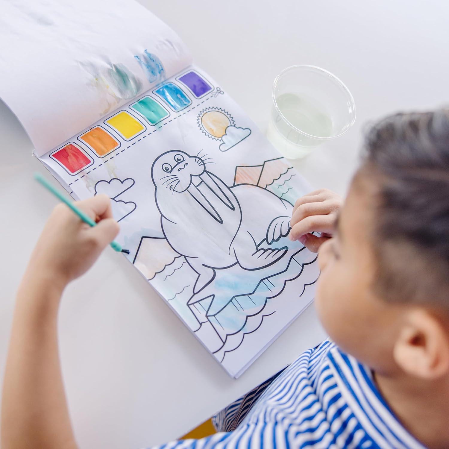 Libro de Actividades Melissa & Doug Pintar con Agua Océano 20 Páginas