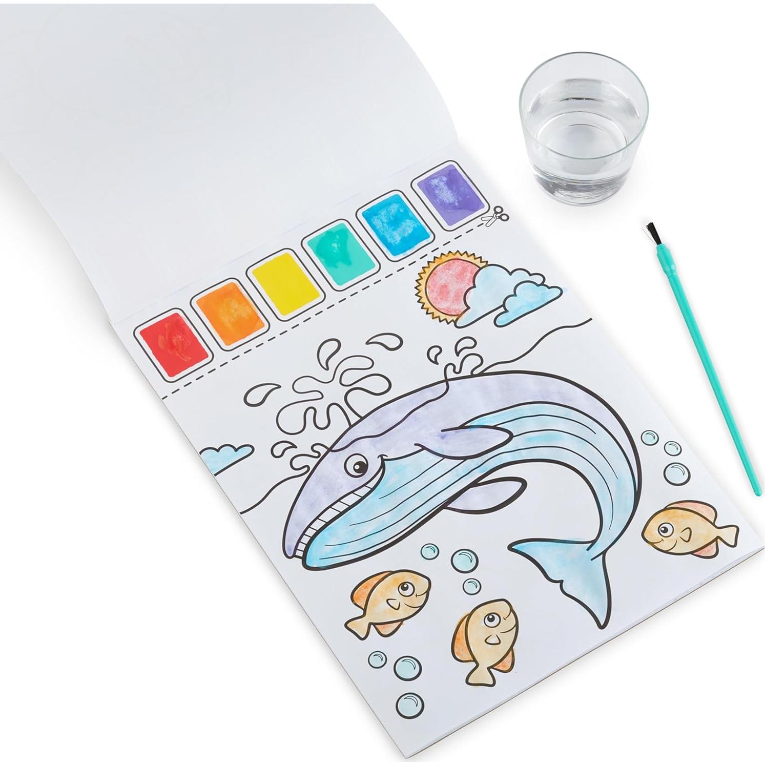 Libro de Actividades Melissa & Doug Pintar con Agua Océano 20 Páginas