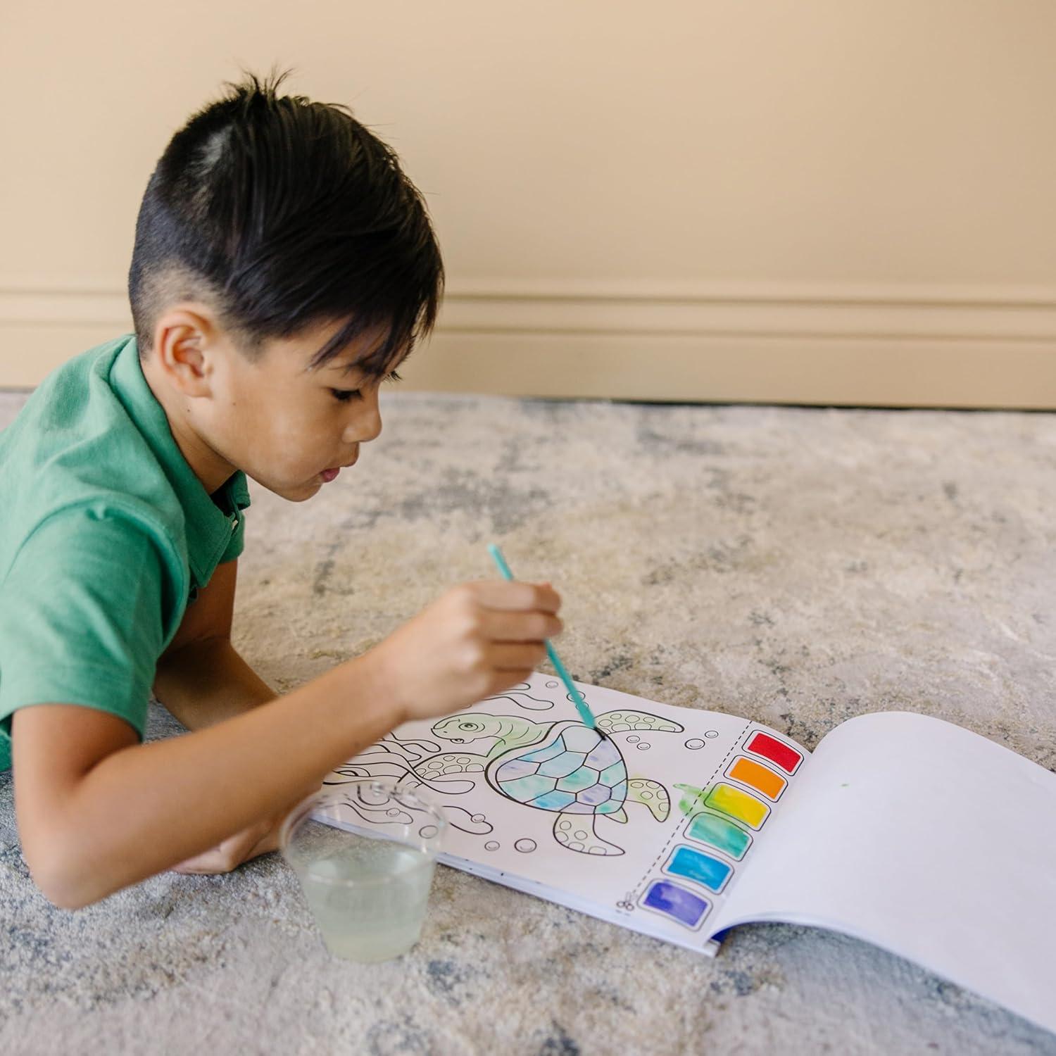 Libro de Actividades Melissa & Doug Pintar con Agua Océano 20 Páginas