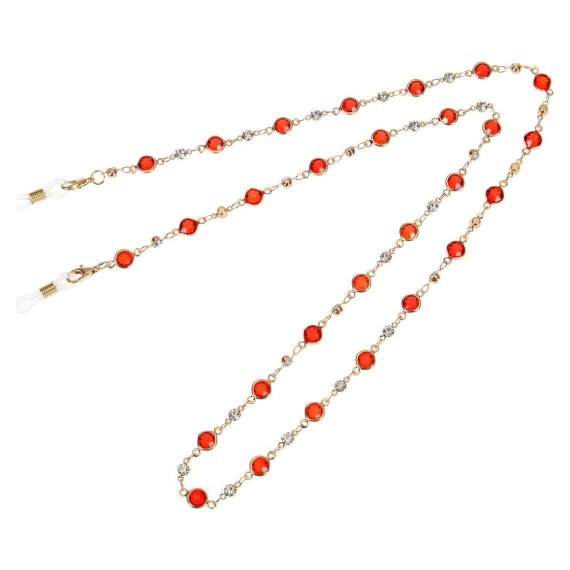 Cadena de Gafas de Perlas Coloridas Yvey - 75 cm Ajustable