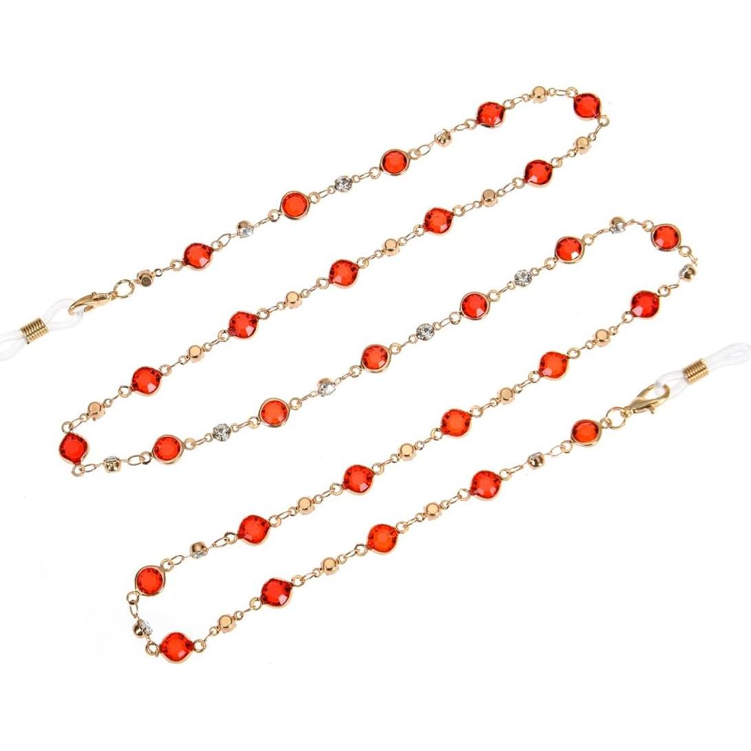 Cadena de Gafas de Perlas Coloridas Yvey - 75 cm Ajustable