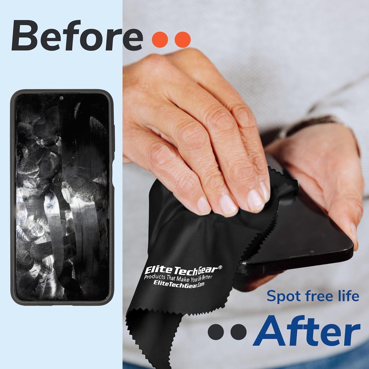 Paño de limpieza de microfibra Elite Tech Gear - 4 unidades