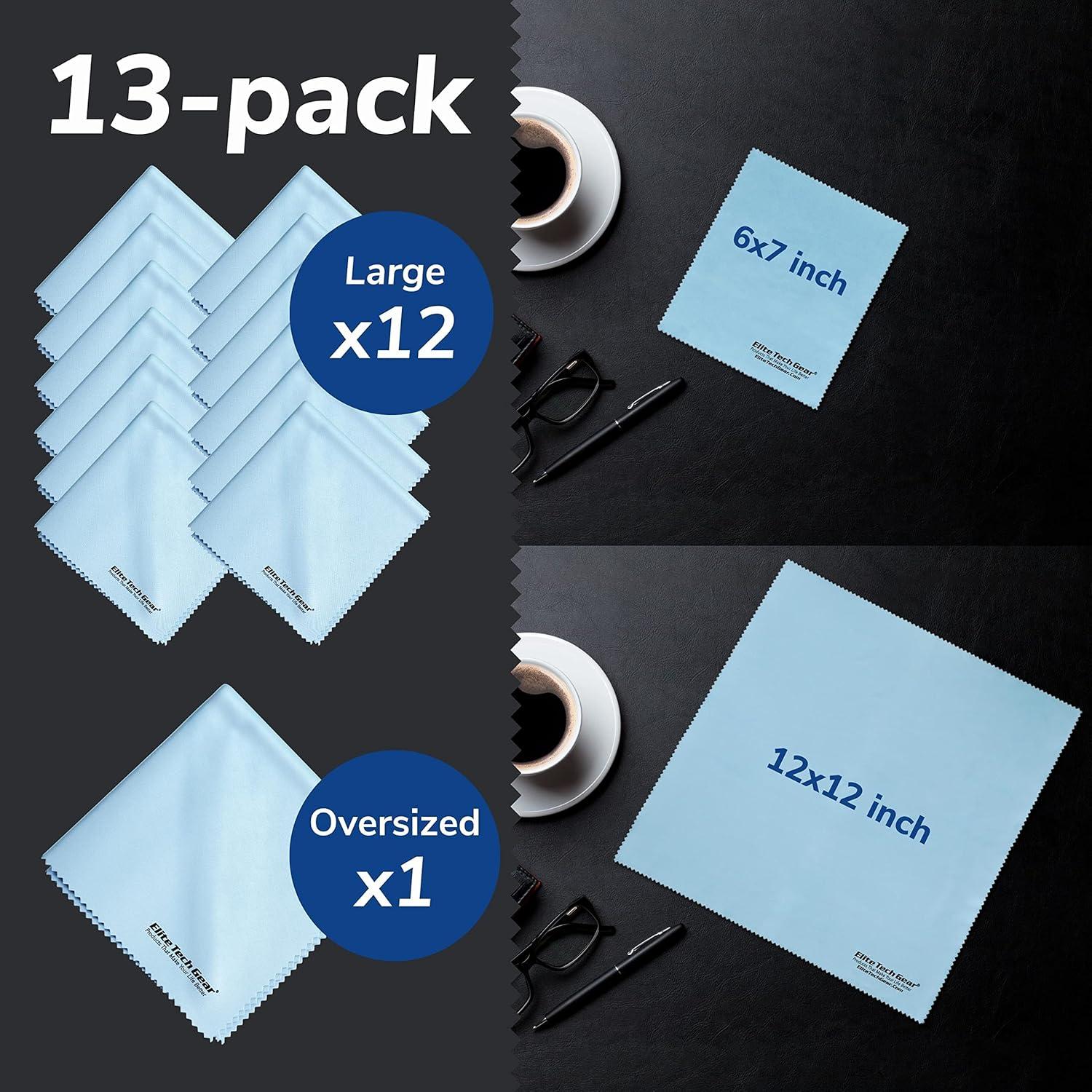 Paño de Microfibra Elite Tech Gear - Paquete de 13 Paños