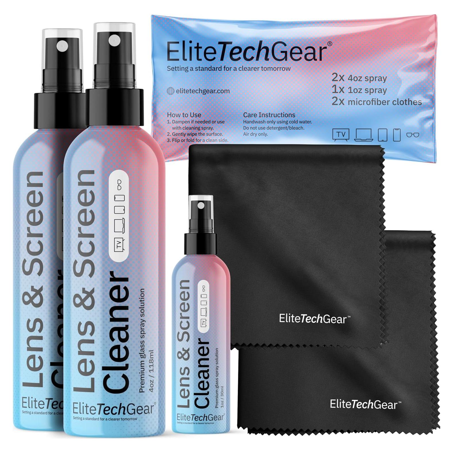 Kit de Limpieza de Gafas Elite Tech Gear - 3 Piezas