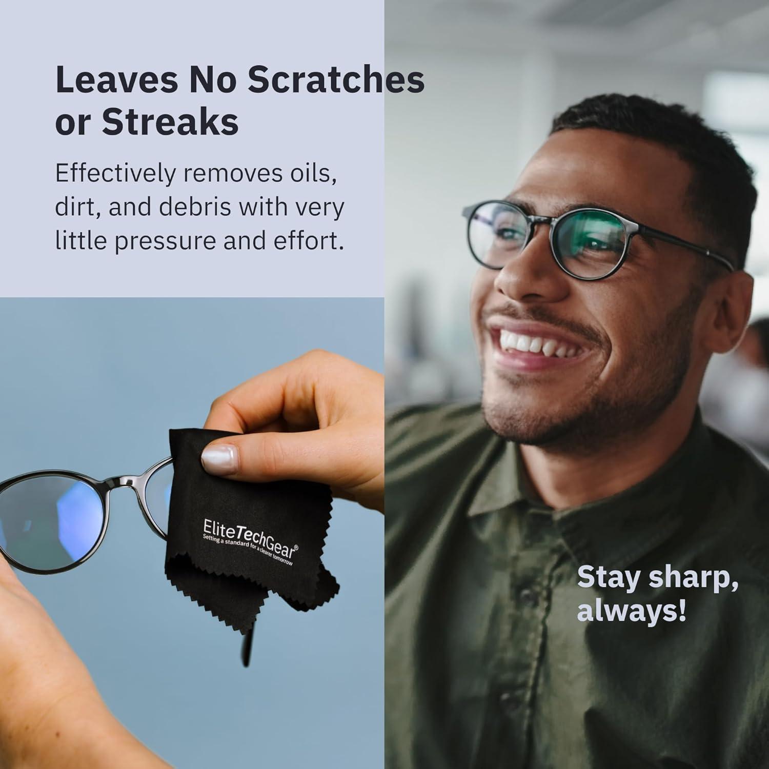 Kit de Limpieza de Gafas Elite Tech Gear - 3 Piezas