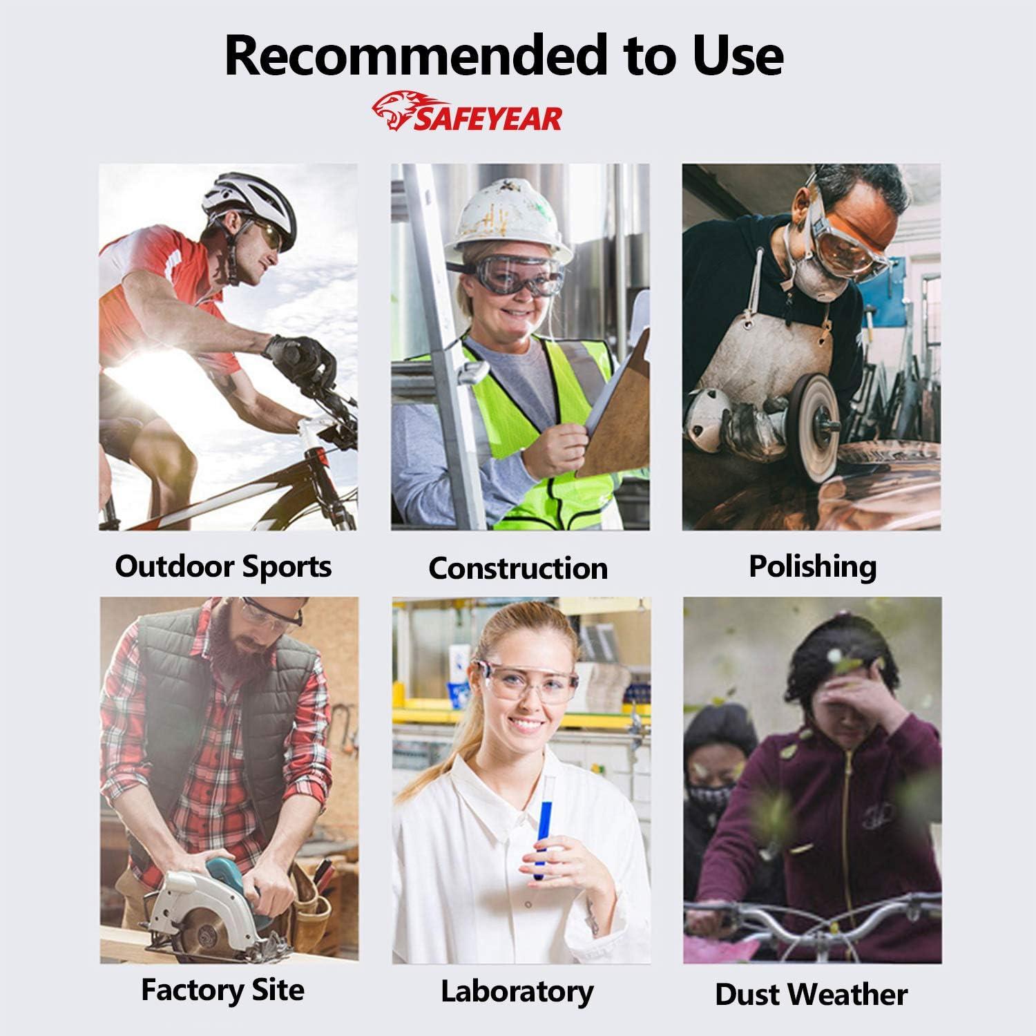 Gafas de Seguridad Anti Niebla SAFEYEAR SG002 Transparentes