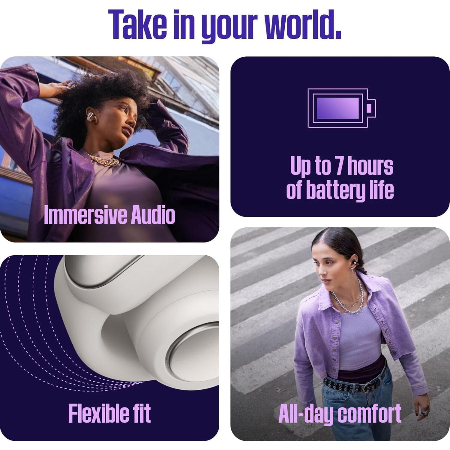 Auriculares Inalámbricos Bose Ultra Open Bluetooth - Negro