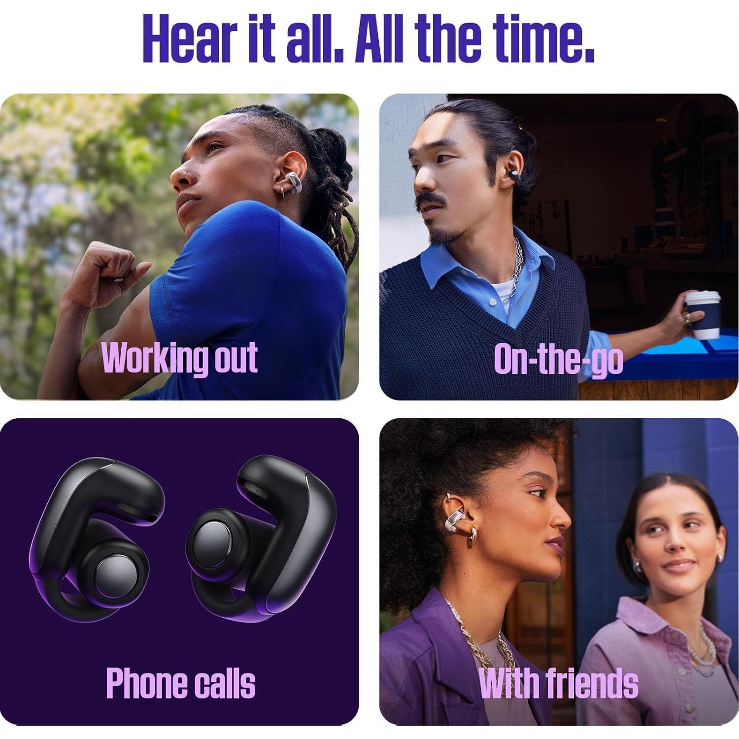 Auriculares Inalámbricos Bose Ultra Open Bluetooth - Negro