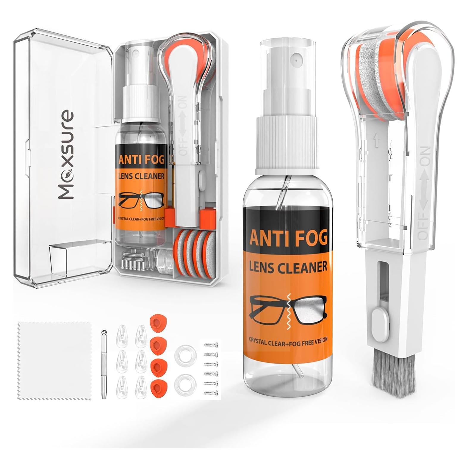 Kit de limpieza de gafas Maxsure con spray y paño