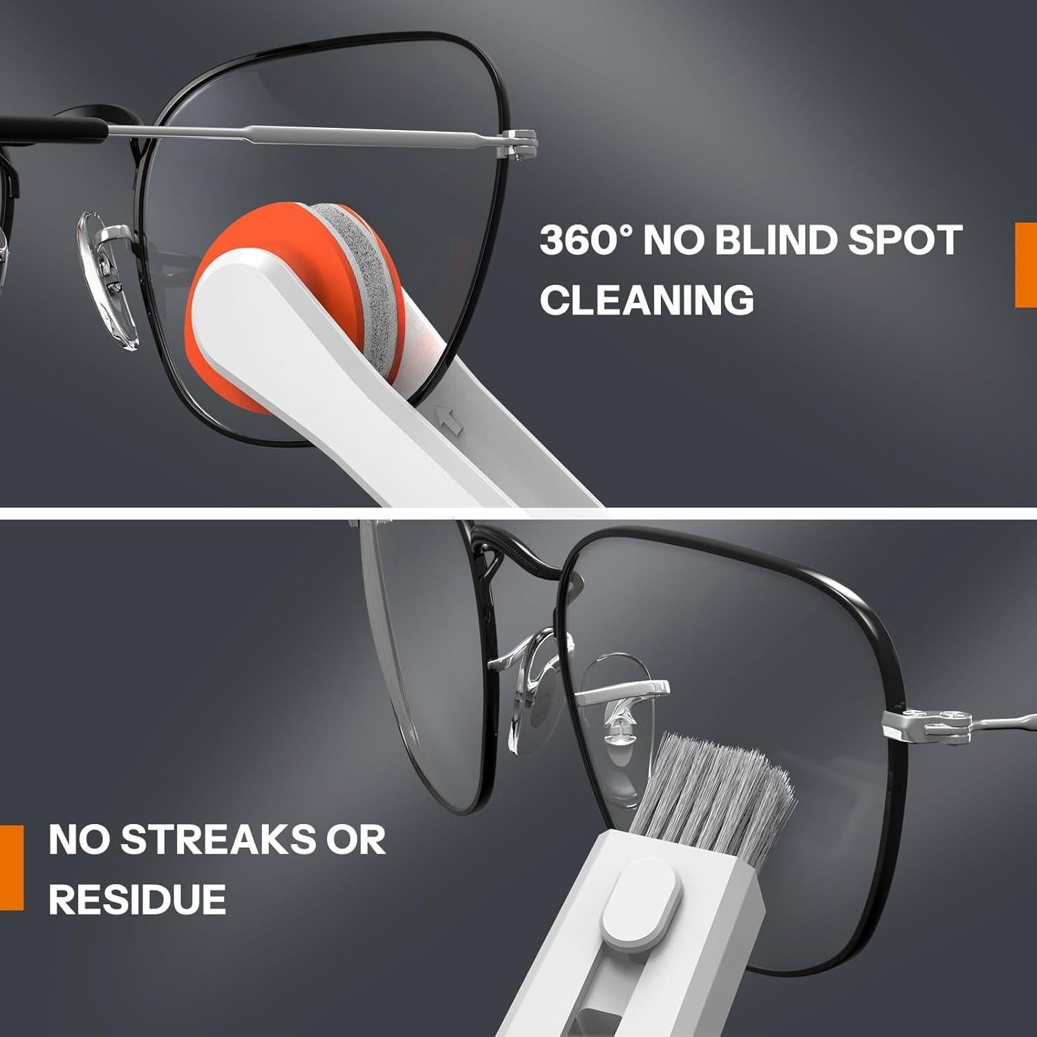 Kit de limpieza de gafas Maxsure con spray y paño