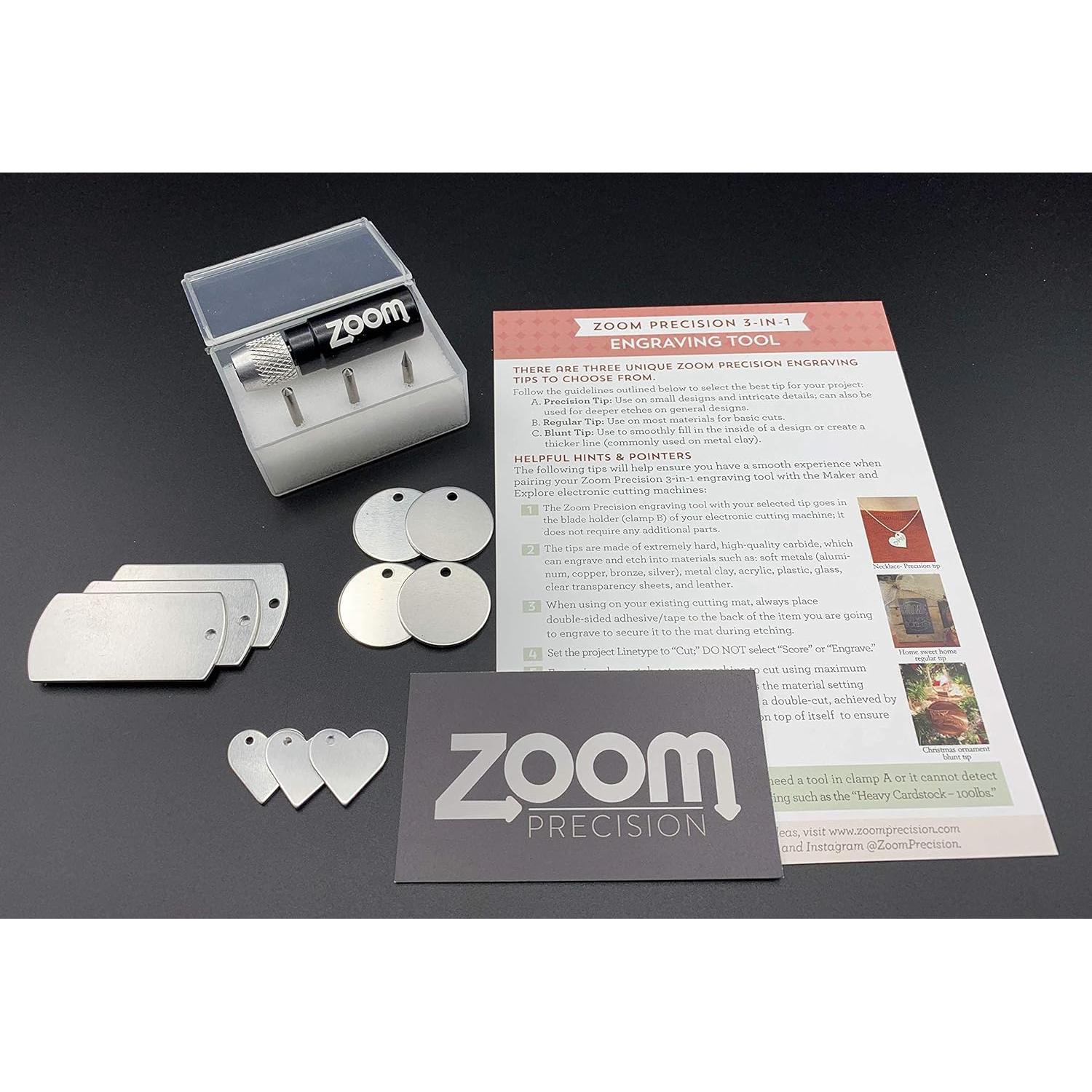 Kit de Grabado 3-en-1 Zoom Precision con Plantillas Metálicas