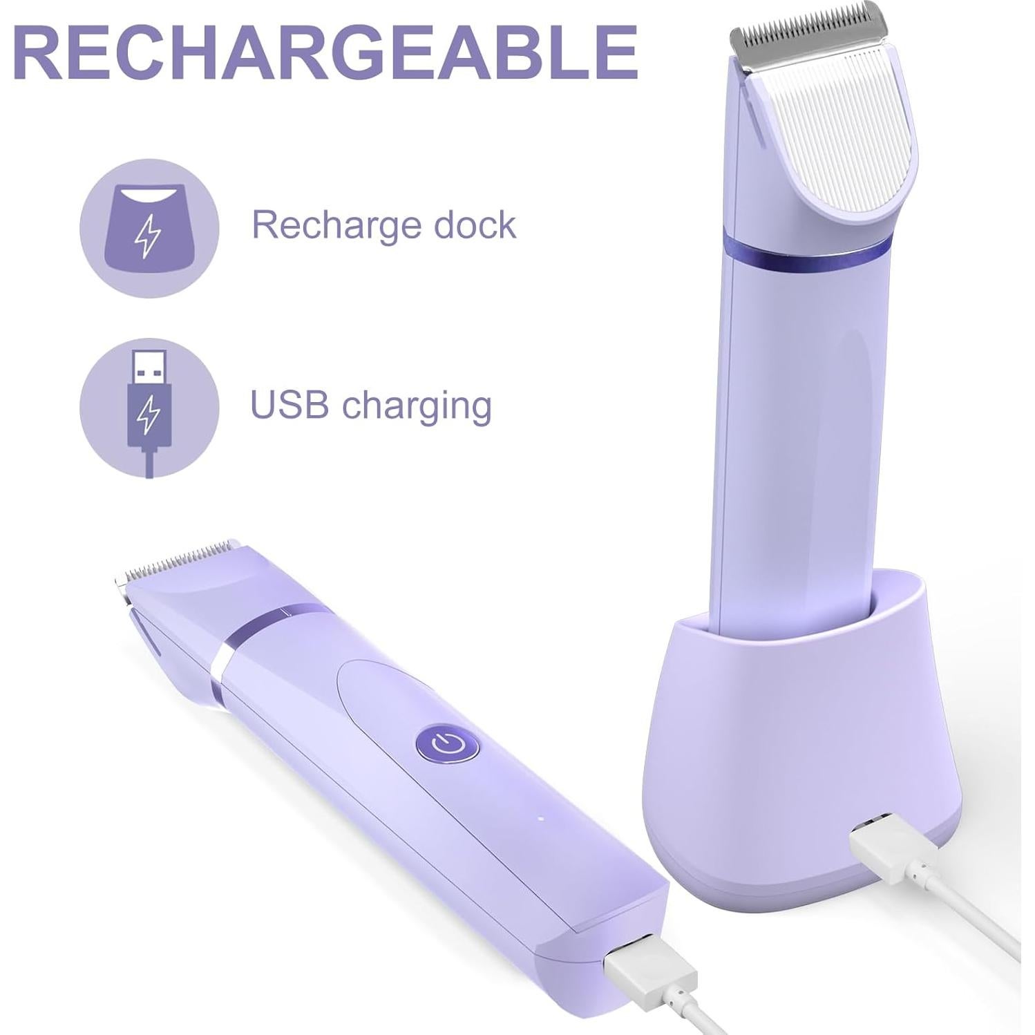 Recortadora Eléctrica OLOV YP-BP410 - Impermeable y USB