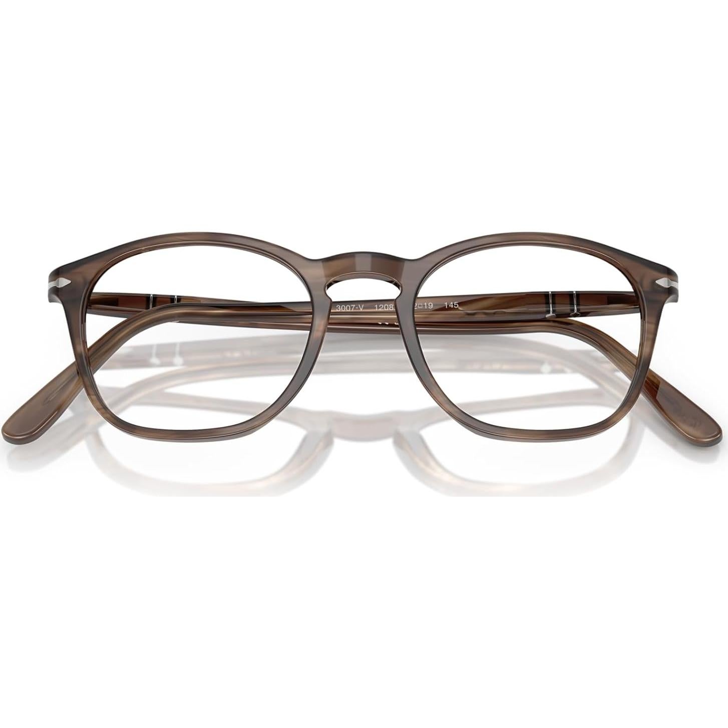 Gafas Recetadas Persol PO3007V Cuadradas Marrón 52mm
