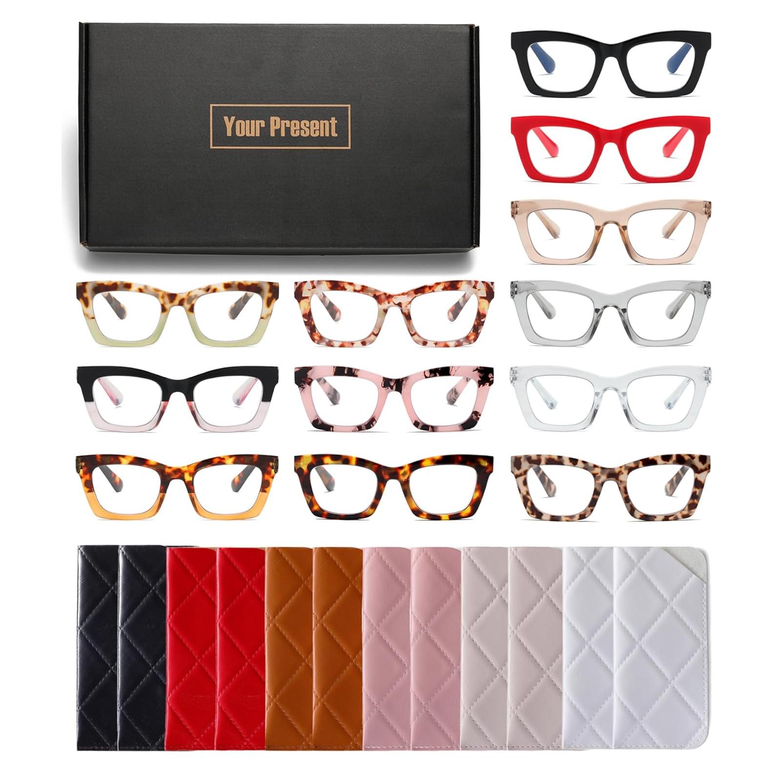 Lentes de Lectura FSRTEP 2.0x Bloqueo Luz Azul 12 Paquete