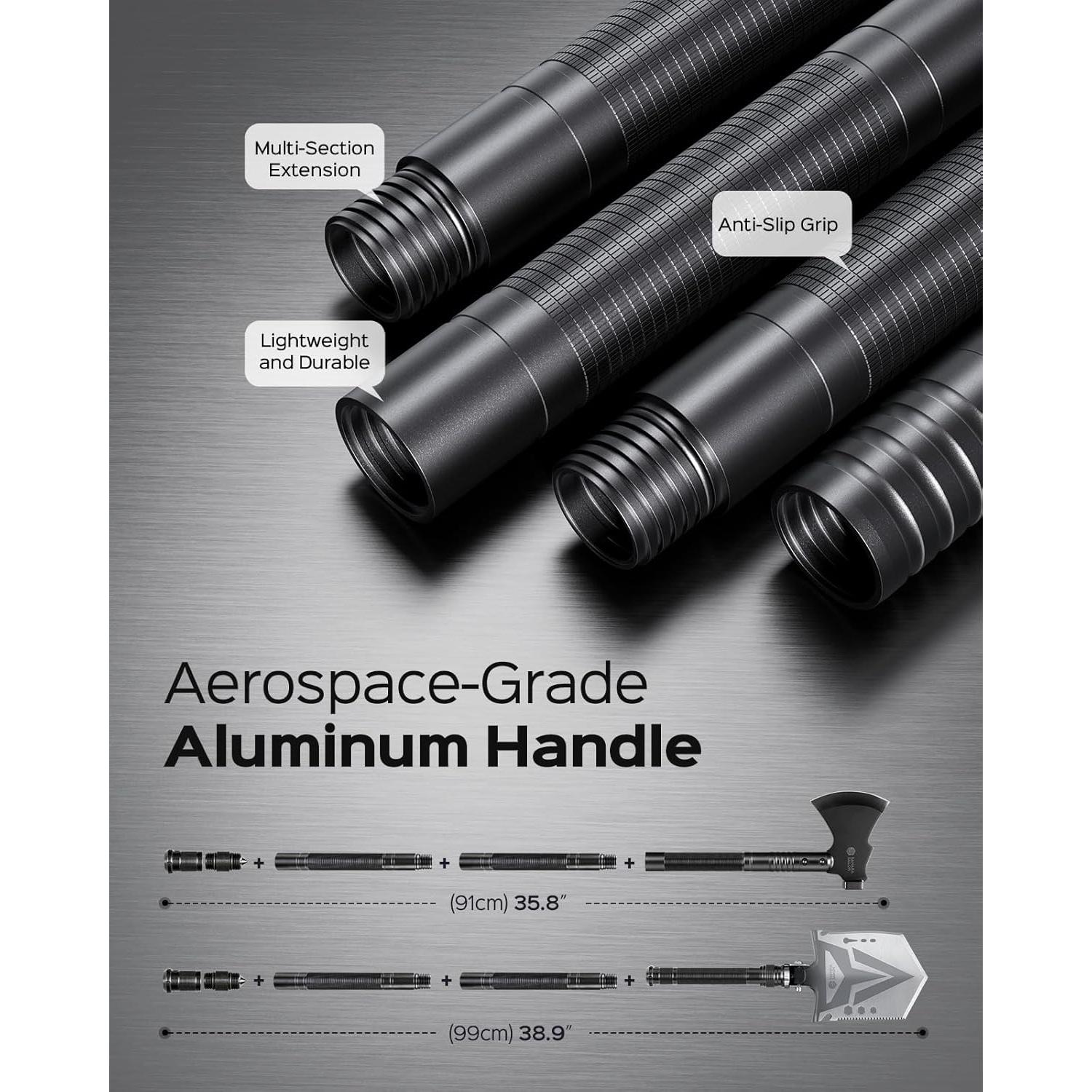 Kit de Supervivencia Sahara Sailor Pala y Hacha Plegable