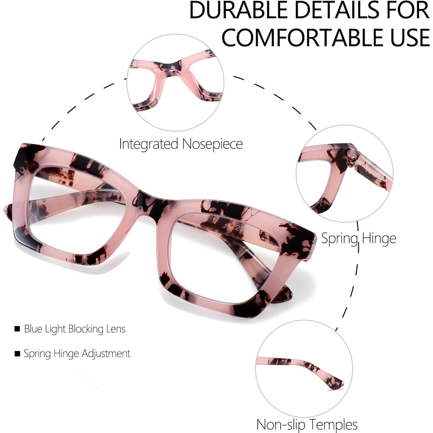 Lentes de Lectura FSRTEP 2.0x con Bloqueo Luz Azul