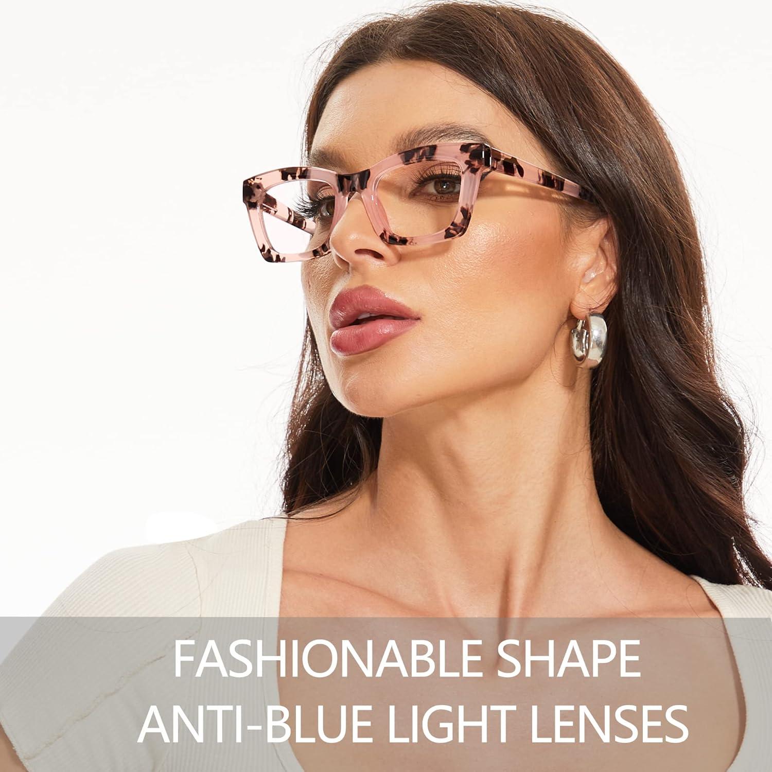 Lentes de Lectura FSRTEP Estilo Oprah con Bloqueo Luz Azul