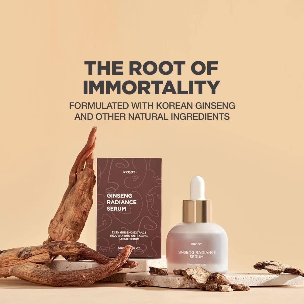 Suero de Ginseng Proot 52.5% 28.5g - Hidratante y Rejuvenecedor